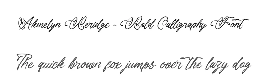 Akmelyn Beridge – Bold Calligraphy Font by letterenastudios — Script Handwritten Font