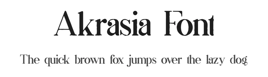 Akrasia Font by vp_creative_shop — Decorative Font