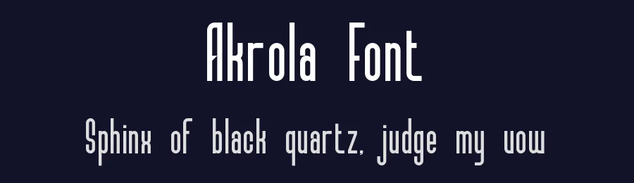 Akrola Font by ErmediaStudio — Display Font — thumbnail 2