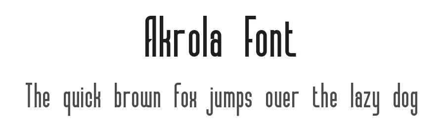 Akrola Font by ErmediaStudio — Display Font