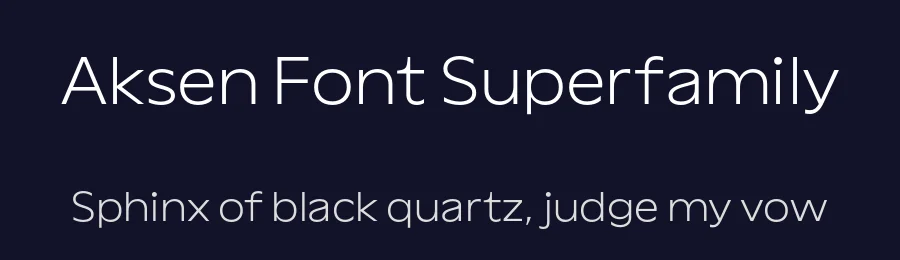 Aksen Font Superfamily by Tokotype Foundry — Sans Serif Font — thumbnail 2