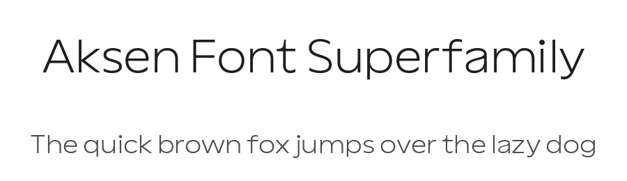 Aksen Font Superfamily by Tokotype Foundry — Sans Serif Font