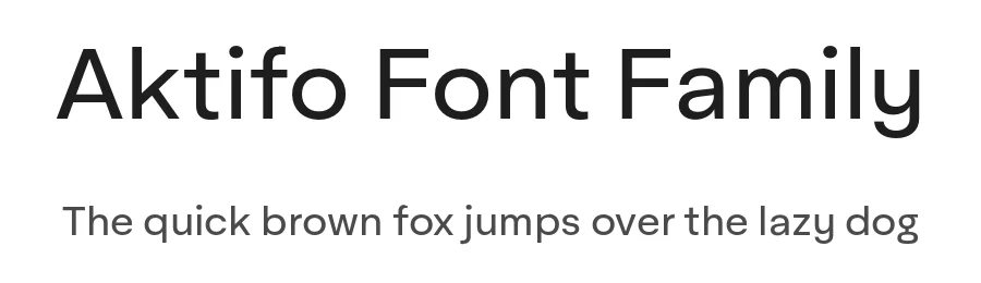 Aktifo Font Family by Degarism Studio — Sans Serif Font