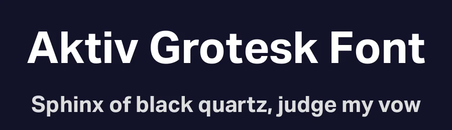 Aktiv Grotesk Font by daltonmaag — Sans Serif Font — thumbnail 2