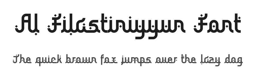Al Filastiniyyun Font by Aksapix_Type — Display Font