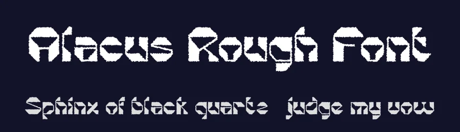 Alacus Rough Font by craftsupplyco — Display Font — thumbnail 2