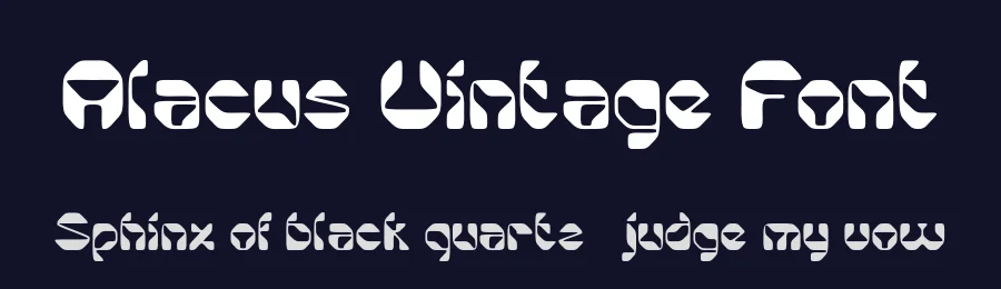 Alacus Vintage Font by craftsupplyco — Display Font — thumbnail 2