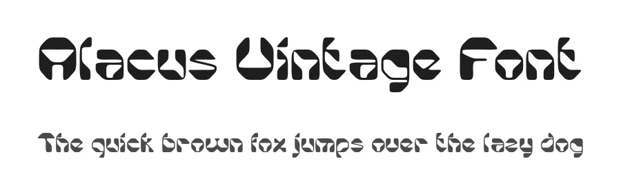 Alacus Vintage Font by craftsupplyco — Display Font
