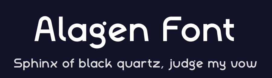 Alagen Font by Amorfa Type — Sans Serif Font — thumbnail 2