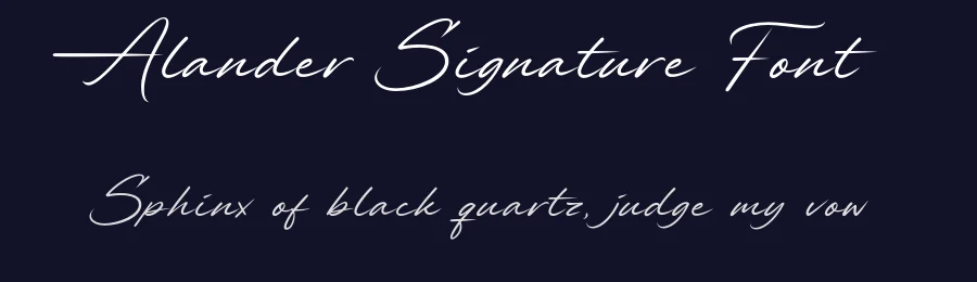 Alander Signature Font by Letteralle Studio — Script Handwritten Font — thumbnail 2