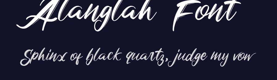 Alanglah Font by Cocodesign — Script Handwritten Font — thumbnail 2