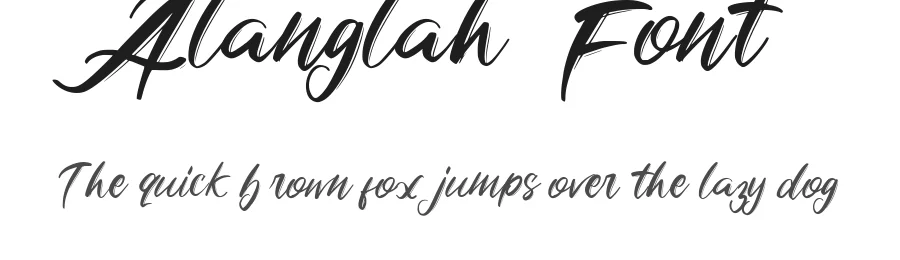 Alanglah Font by Cocodesign — Script Handwritten Font