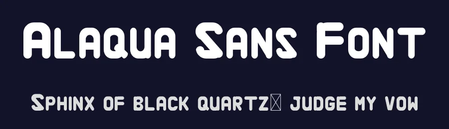 Alaqua Sans Font by edricstudio — Sans Serif Font — thumbnail 2