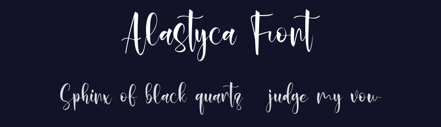 Alastyca Font by Forberas Foundry — Display Font — thumbnail 2