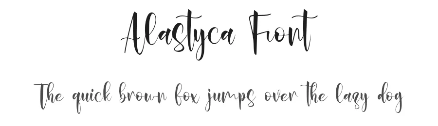 Alastyca Font by Forberas Foundry — Display Font