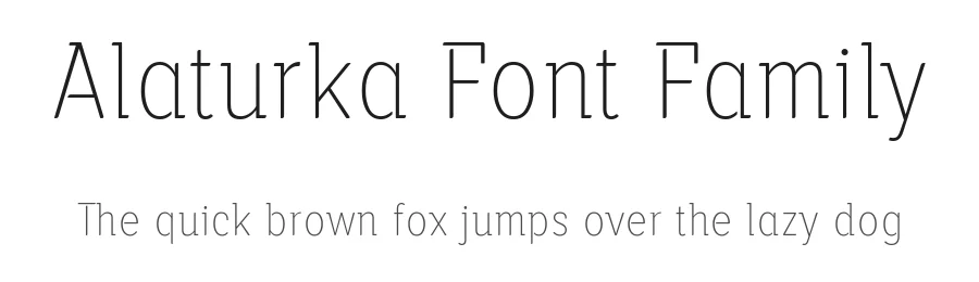 Alaturka Font Family by Bülent Yüksel — Sans Serif Font