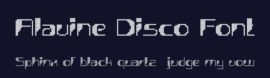 Alavine Disco Font by craftsupplyco — Display Font — thumbnail 2