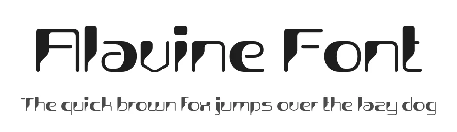 Alavine Font by craftsupplyco — Display Font
