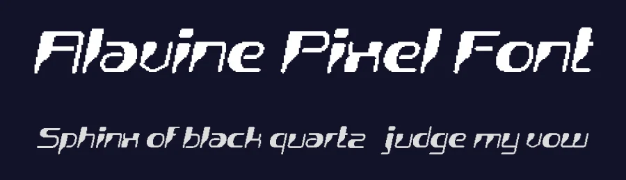 Alavine Pixel Font by craftsupplyco — Display Font — thumbnail 2
