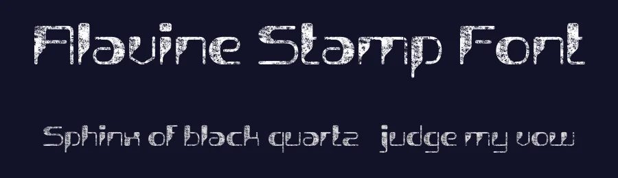 Alavine Stamp Font by craftsupplyco — Display Font — thumbnail 2