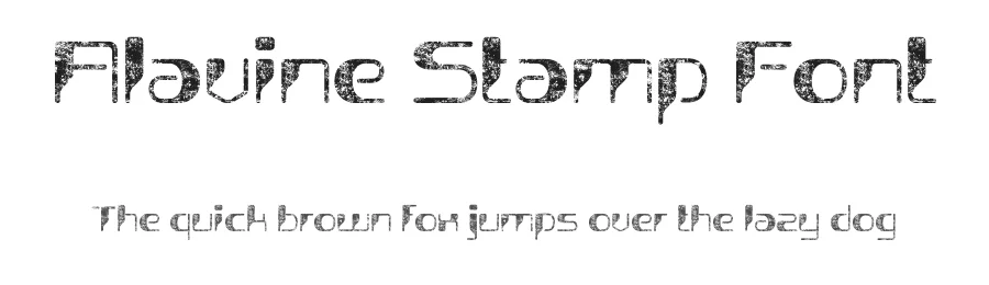 Alavine Stamp Font by craftsupplyco — Display Font