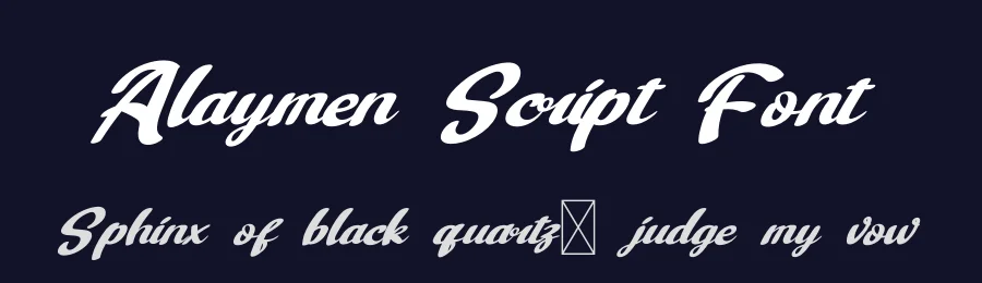 Alaymen Script Font by twinletter — Script Handwritten Font — thumbnail 2