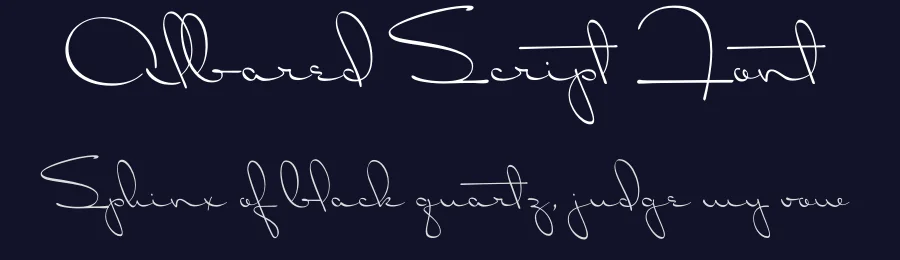 Albared Script Font by Gfont — Script Handwritten Font — thumbnail 2