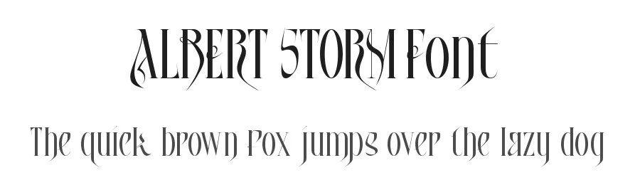 Albert Storm Font by noahtype — Display Font