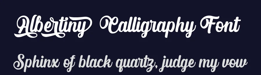 Albertiny Calligraphy Font by nurfdesigns — Script Handwritten Font — thumbnail 2