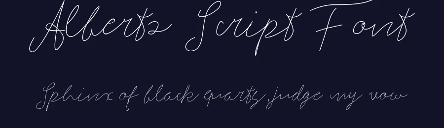 Alberts Script Font by Typeface — Script Handwritten Font — thumbnail 2