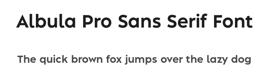 Albula Pro Sans Serif Font by Serpentype β Sans Serif Font