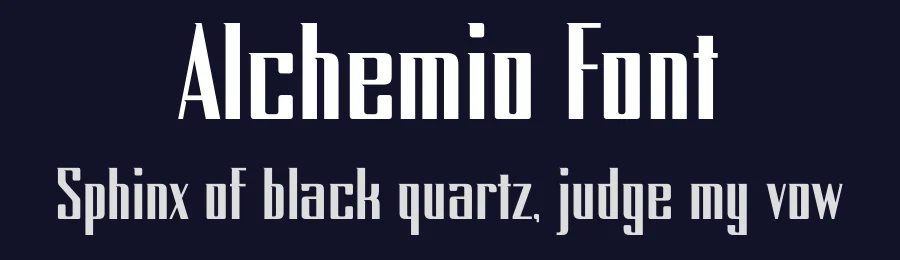 Alchemio Font by Almeera Studio — Display Font — thumbnail 2