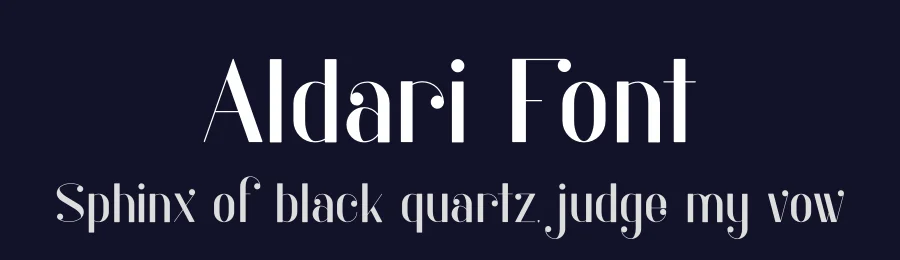 Aldari Font by vpcreativeshop — Display Font — thumbnail 2