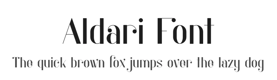 Aldari Font by vpcreativeshop — Display Font