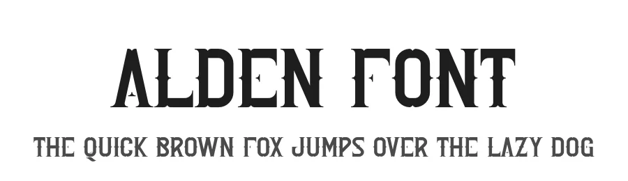 Alden Font by vpcreativeshop — Display Font