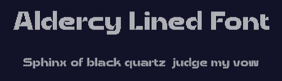 Aldercy Lined Font by craftsupplyco — Display Font — thumbnail 2