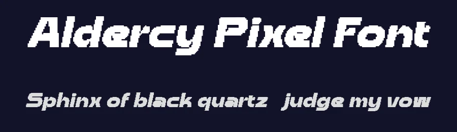 Aldercy Pixel Font by craftsupplyco — Display Font — thumbnail 2