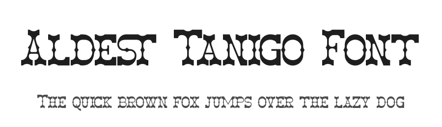 Aldest Tanigo Font by Denustudios — Decorative Font