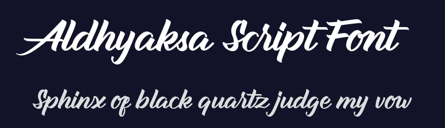 Aldhyaksa Script Font by Ketikata Studio — Script Handwritten Font — thumbnail 2