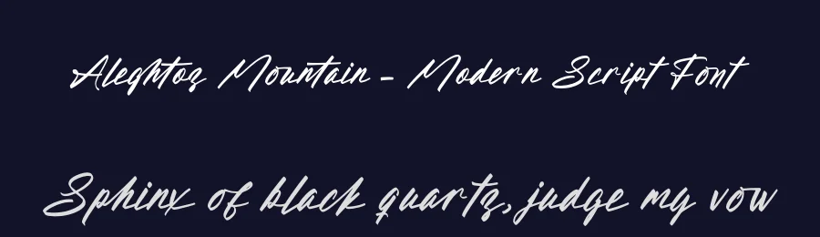 Aleghtoz Mountain – Modern Script Font by stylishtype.co — Script Handwritten Font — thumbnail 2