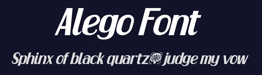 Alego Font by burntilldead — Display Font — thumbnail 2