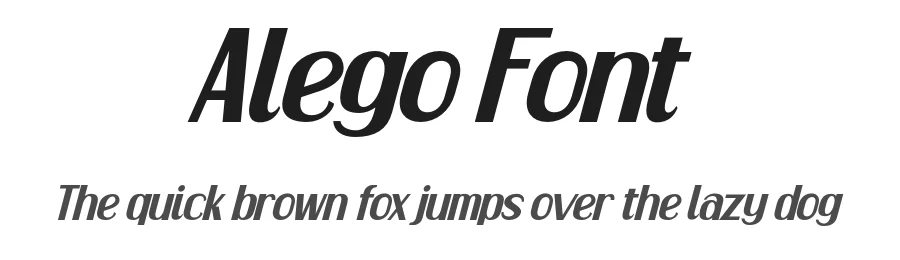 Alego Font by burntilldead — Display Font