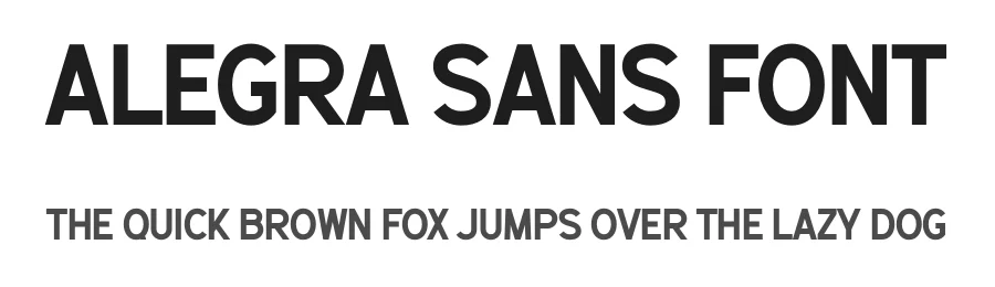 Alegra Sans Font by Aqeel_Art — Display Font