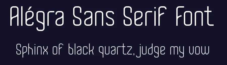 Alégra Sans Serif Font by BlackFontLab — Sans Serif Font — thumbnail 2
