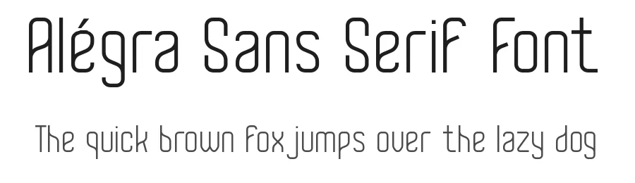 Alégra Sans Serif Font by BlackFontLab — Sans Serif Font