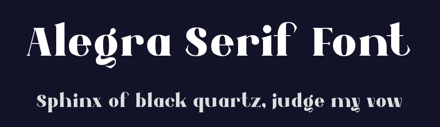 Alegra Serif Font by Rismatype — Display Font — thumbnail 2