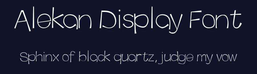 Alekan Display Font by jetsmax — Sans Serif Font — thumbnail 2