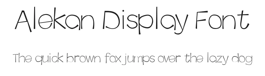 Alekan Display Font by jetsmax — Sans Serif Font