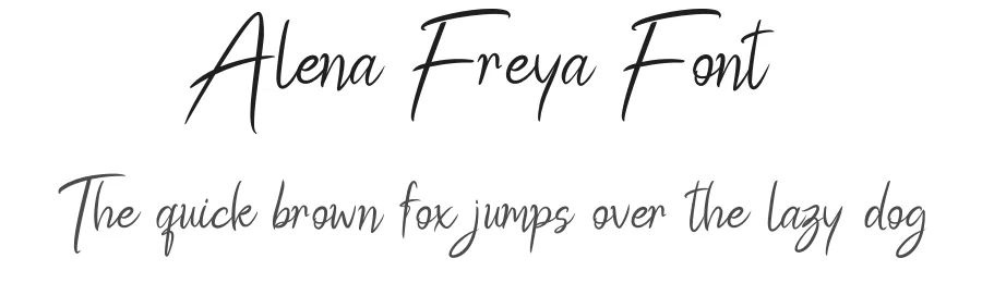 Alena Freya Font by Letterutha — Script Handwritten Font
