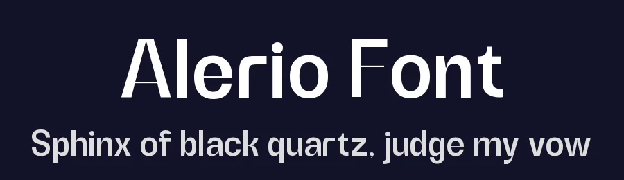 Alerio Font by zeenesia — Sans Serif Font — thumbnail 2